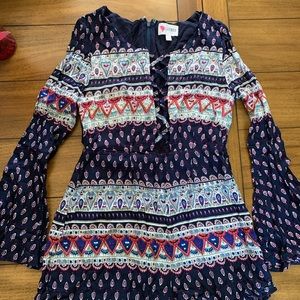 Long sleeve romper